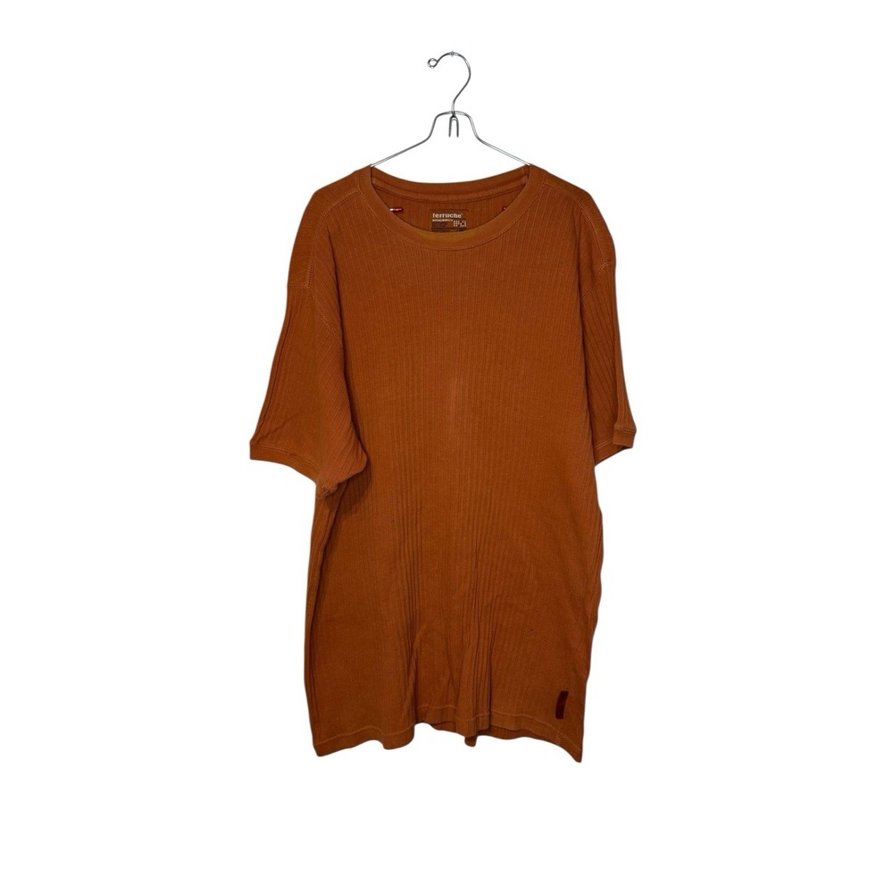 Ferruche Mens T-Shirt Vintage Y2K Streetwear Crew Neck Loose Fit Short Sleeve XL